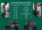 Boulder Bag Comfort Tool Belt - Metal Buckle with Leather tip - 504