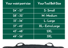 Boulder Bag MAX Comfort Back Support Tool Belt - w/ Quick Release Buckle - Max500