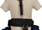 FULL SET - Boulder Bag Ultimate Electrician MAX Comfort Combo Tool Belt w/ Comfort Padded Suspenders