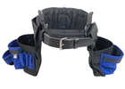 Choice of Buckle: Leather-tipped Metal Buckle, Color: Blue
