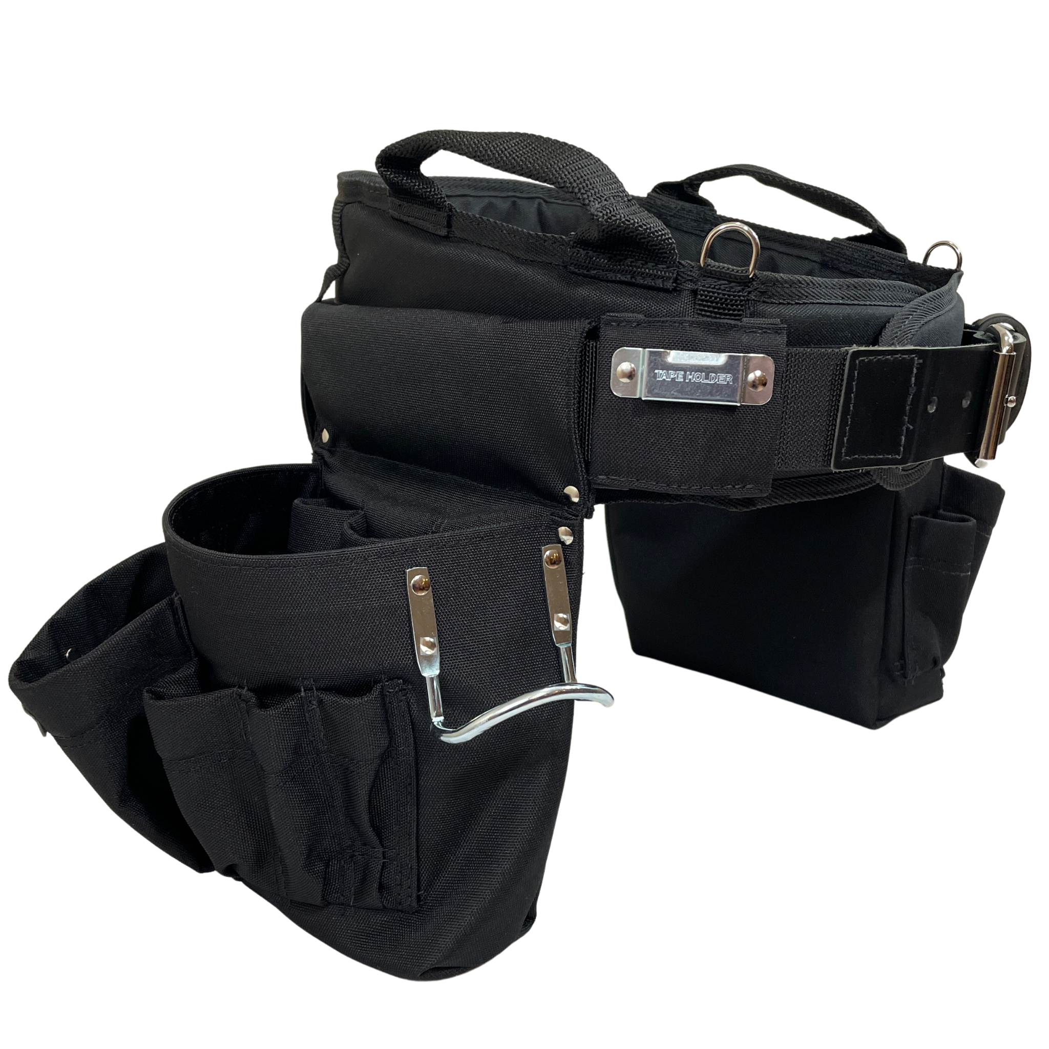 BENTISM Tool Belt with Suspenders Adjustable Carpenter Tool Pouch 1680D  Polyester - Walmart.com
