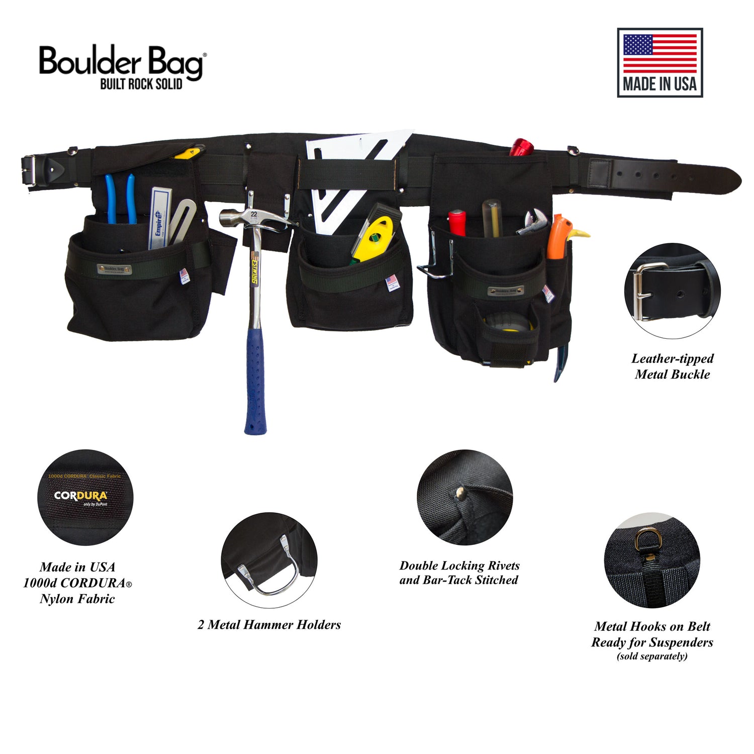 Boulder Bag Ultimate ProFramer Comfort Combo Triple Tool Belt
