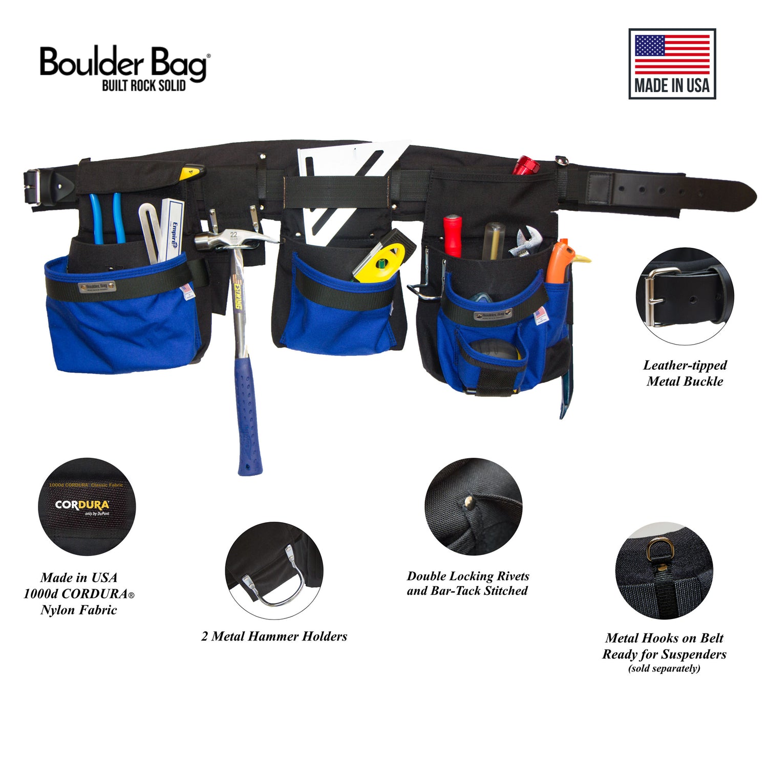 Boulder Bag Ultimate ProFramer Comfort Combo Triple Tool Belt